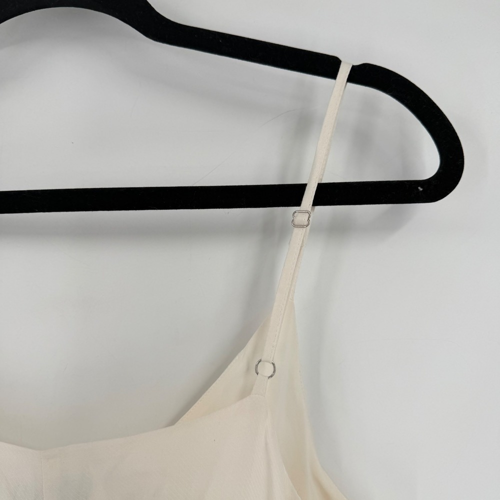 NWT Gentle Fawn Midi Dress Womens 2 White Ruffle Lace Boho Cottagecore Ivory - Picture 12 of 16